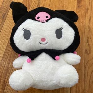 Large Kuromi Plush/ Has a little storage holder on head